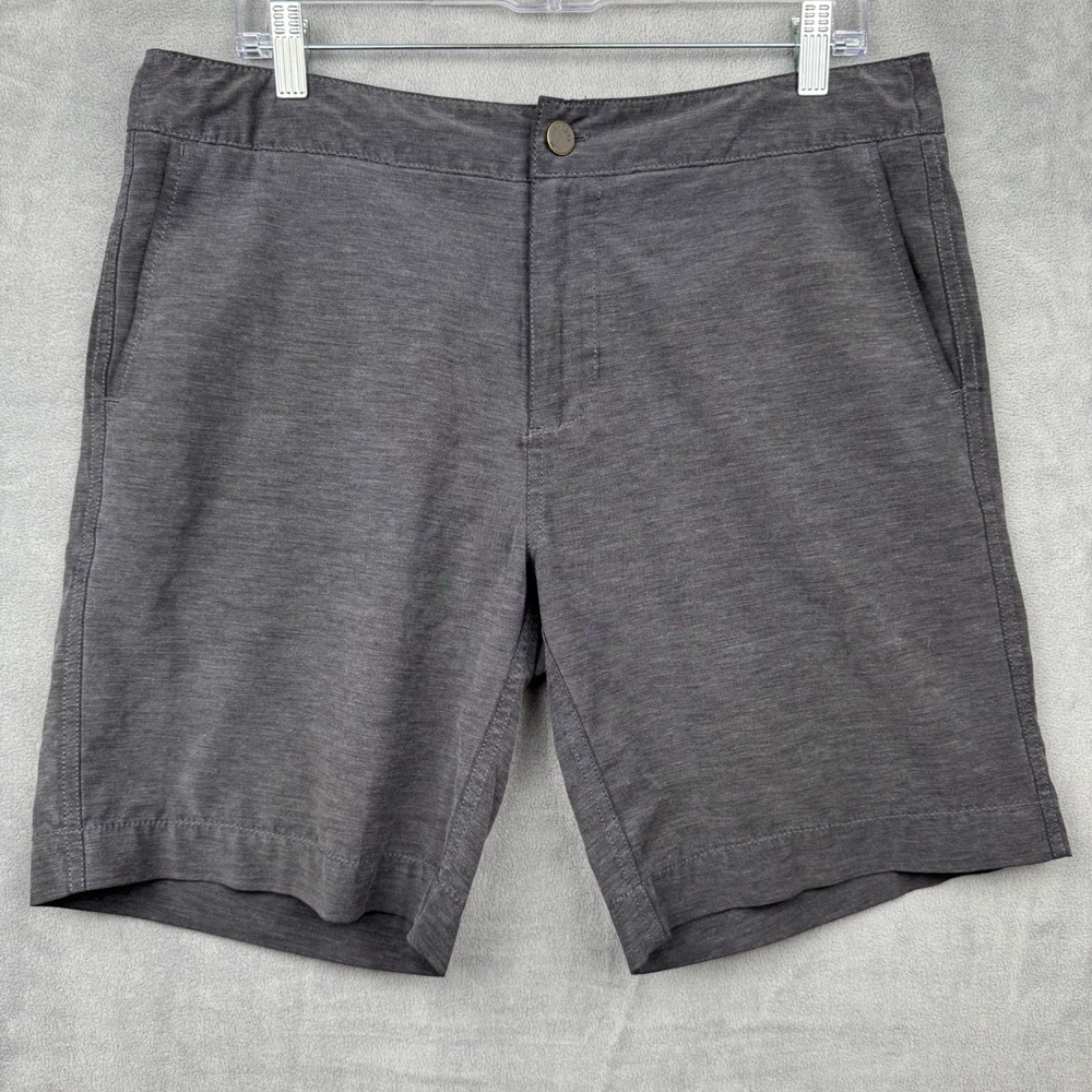 Faherty Brand Men's All Day Shorts Gray‎ Heathered Recycled Polyester Size 33